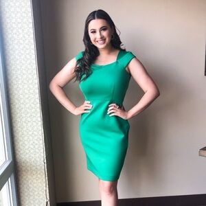 Calvin Klein, Kelly green dress size 8